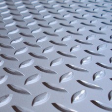 Лист нержавеющий рифленый г/к чечевица 03Х18Н12-ВИ 2,5 мм ГОСТ 8568-77